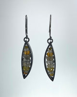 Ashka Dymel Leaf Earrings
