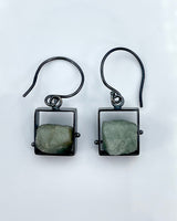 Ashka Dymel Open Rectangle Earrings