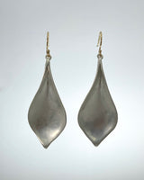 Annette Ferdinandsen Small Silver Crocus Petal Earrings