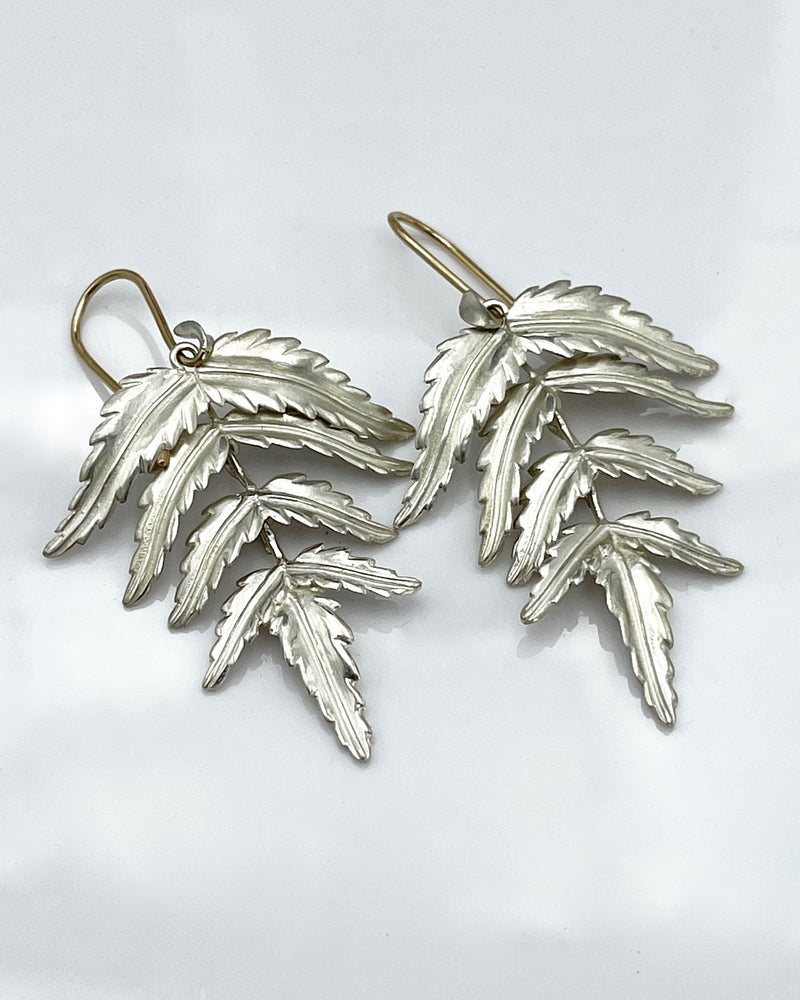 Annette Ferdinandsen Small Fern Earrings