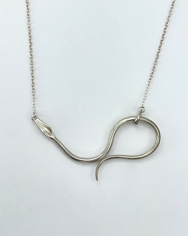 Annette Ferdinandsen Serpent with Lariat & Diamond Eyes Necklace