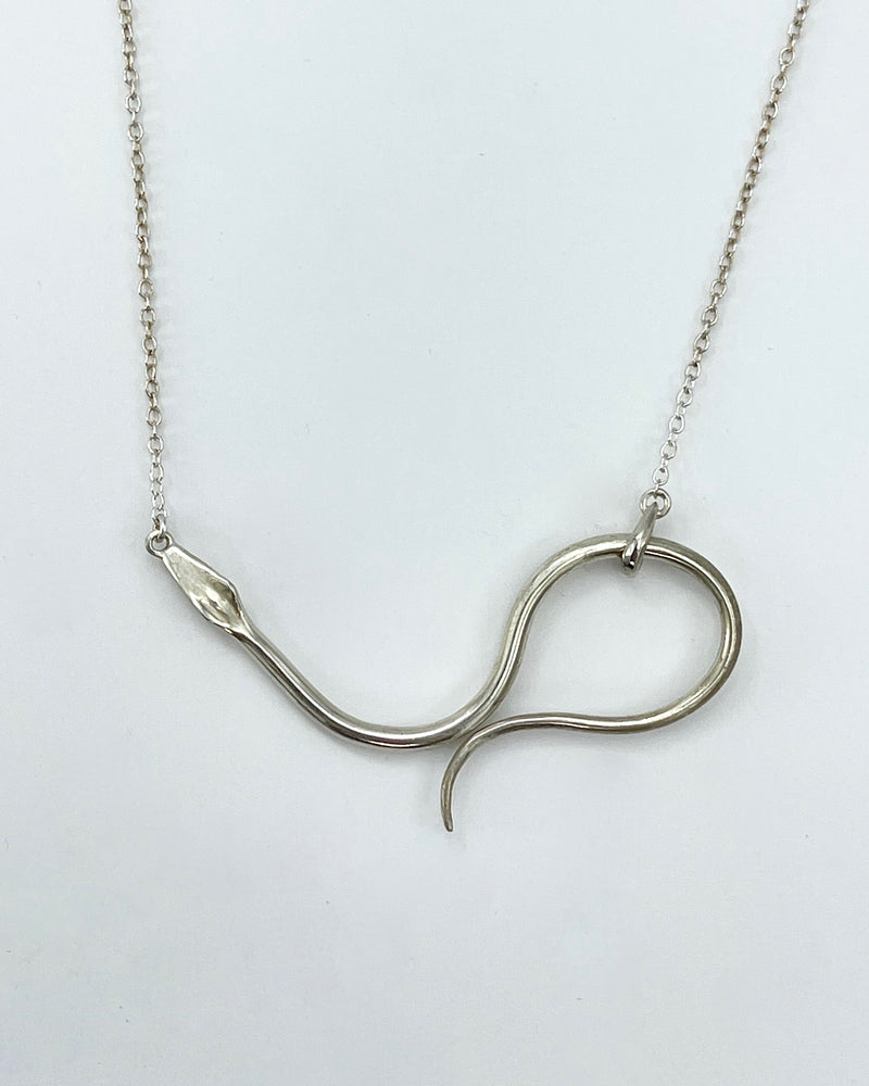 Annette Ferdinandsen Serpent with Lariat & Diamond Eyes Necklace
