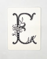Daisy Monogram Cards