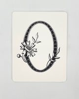 Daisy Monogram Cards