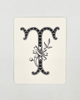 Daisy Monogram Cards
