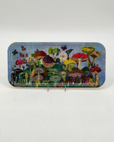 Mushrooms Narrow Birch Wood Tray