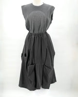 Basco Cotton Skirt, Charcoal