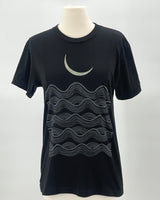 Full Fathoms Gold Moon and Ocean Waves T-Shirt