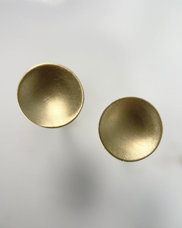 Carla Caruso Large Polka Dot Stud Earrings