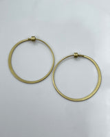 Carla Caruso Small Signature 18kt Hoops