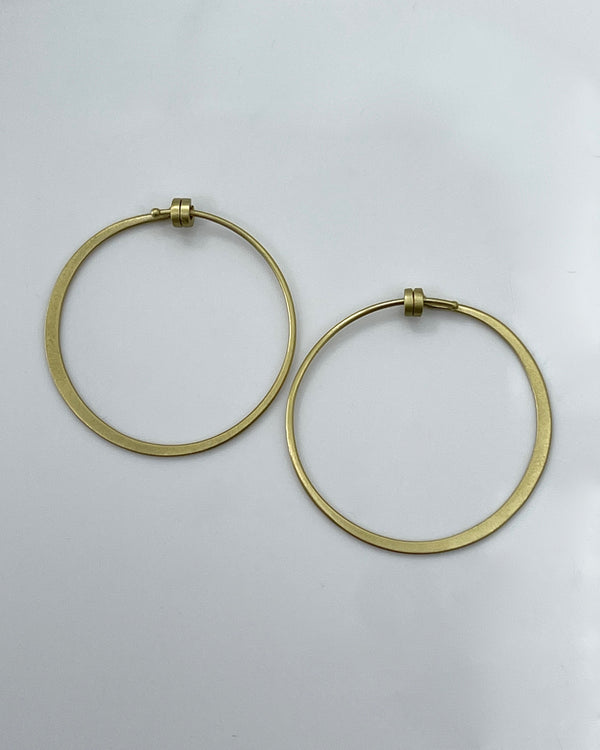 Carla Caruso Small Signature 18kt Hoops