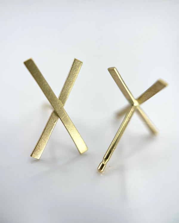 Carla Caruso Mini X Studs Earrings