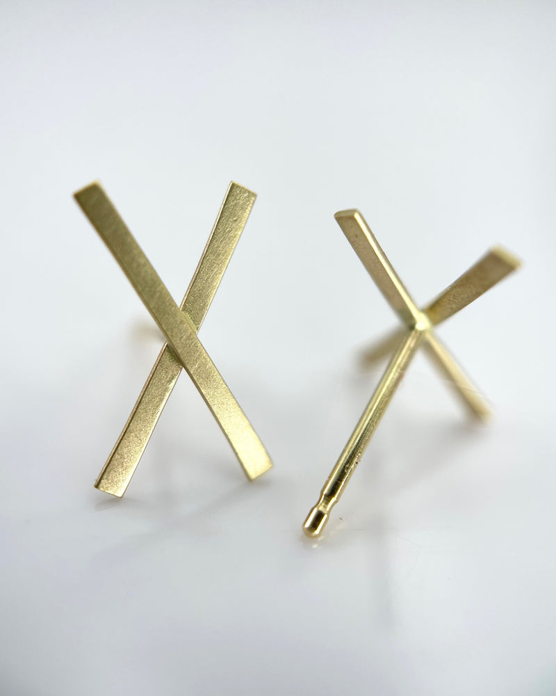 Carla Caruso Mini X Studs Earrings