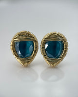 Dana Kellin Azure Blue Crystal Earrings