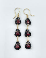 Dana Kellin Garnet Drop Earrings