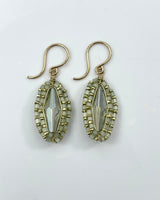 Dana Kellin Sage Mix Soft Oval Earrings