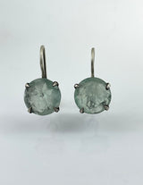 Classic Faceted Stone Drop Earrings