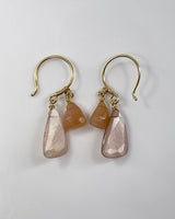 Dana Kellin Peach Moonstone Earrings