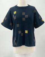 Albers Short Sleeve Sweater Tee, Atlantic