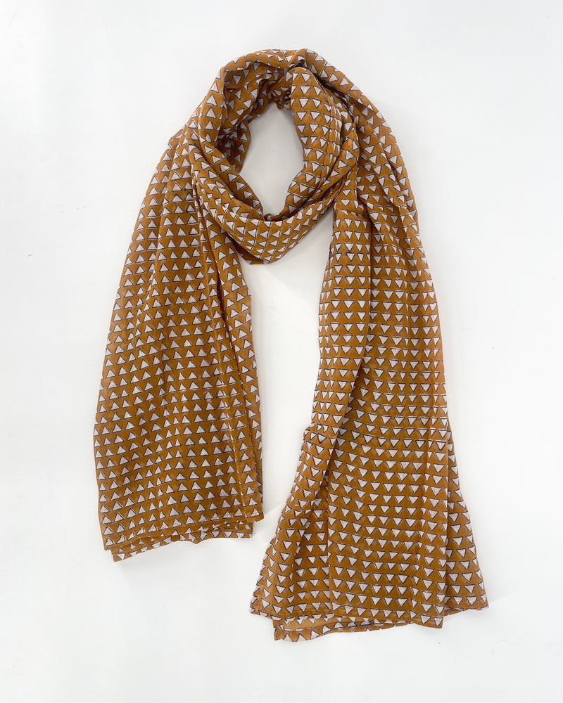 Block Printed Cotton Scarves