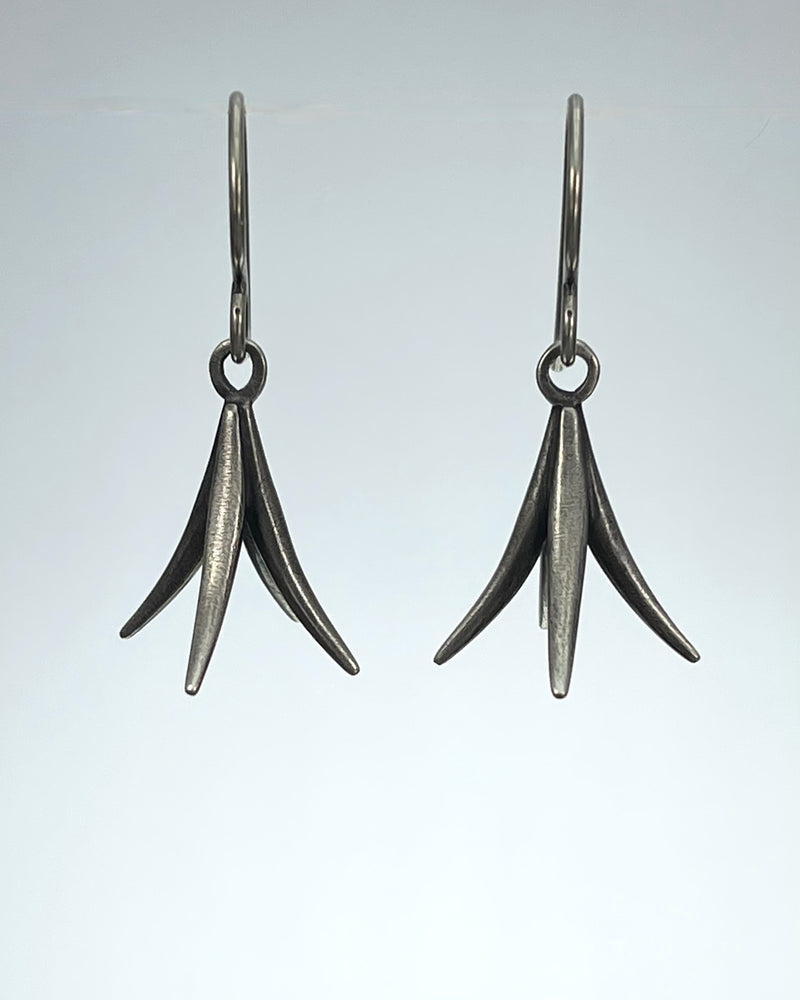 Lorelei Hamm Small Silver Earrings on Wires