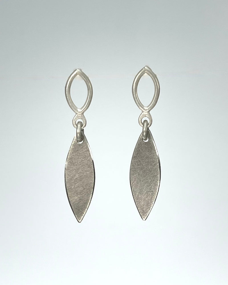 Lorelei Hamm Small Silver Drop Earrings