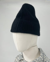Cashmere Ribbed Beanie
