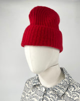 Cashmere Ribbed Beanie