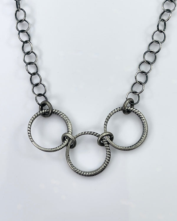 Lorelei Hamm 3 Rings Necklace