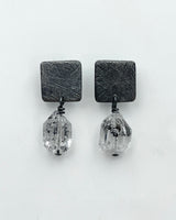 Heather Guidero Carved Small Tab Post Earrings
