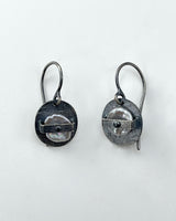 Heather Guidero Carved Ellipse Band Earrings