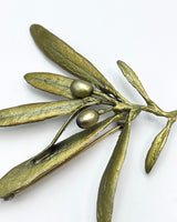 Olive Bronze Brooch