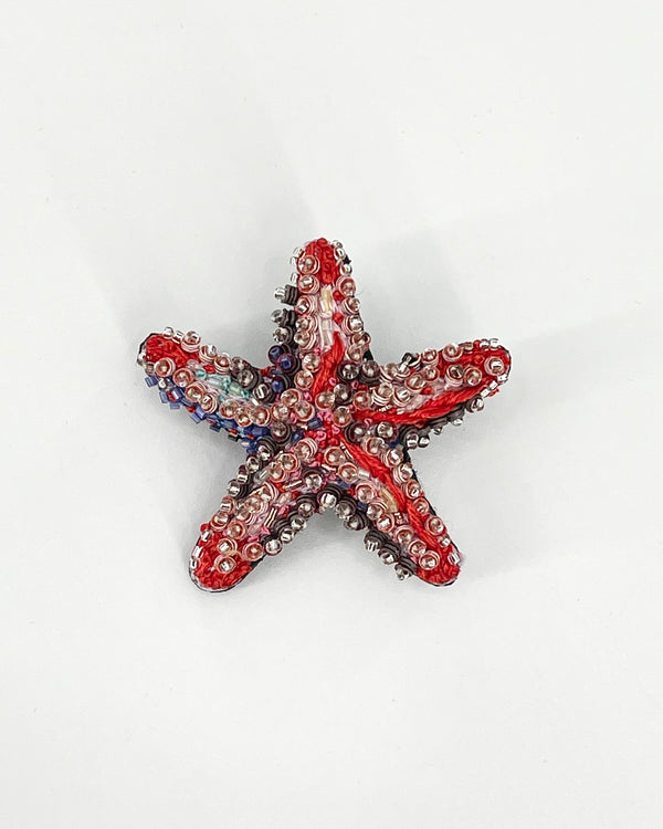 Pink Star Brooch