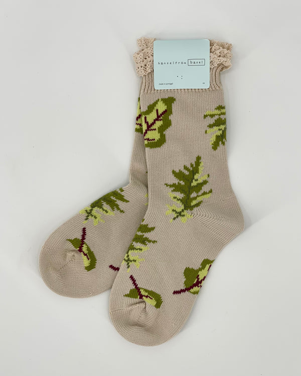 Lettuce Leaf Crew Socks