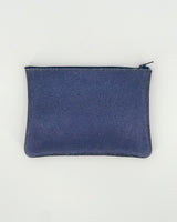 Metallic Distress Leather Pouches