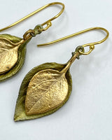 Sweet Basil Two Tone Earrings