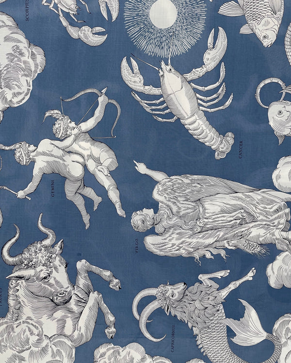 Astrology Cotton & Silk Scarves