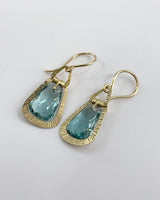 Dana Kellin Teal Quartz Earrings