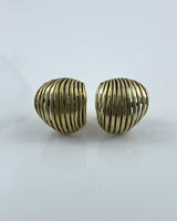 Vaubel Designs Cut Lined Large Loop Earrings