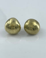 Vaubel Designs Wide Huggie Button Earrings