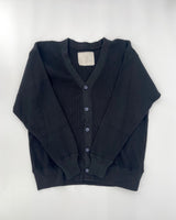 Unisex Waffle Rib Cotton Cardigan