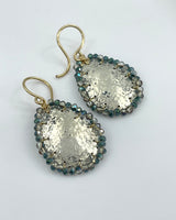 Dana Kellin Textured Silver Teardrop Earrings