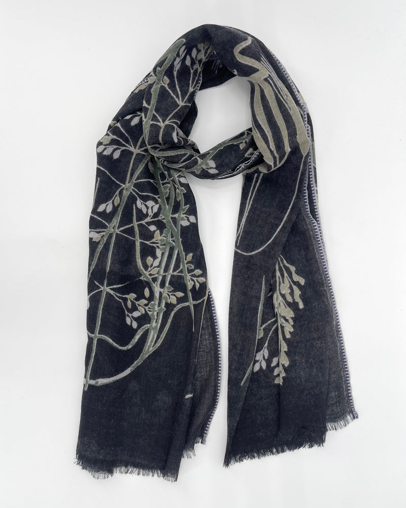 Foliage Wool & Cashmere Scarf