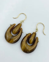 TenThousandThings O'Keefe Tiger's Eye Earrings