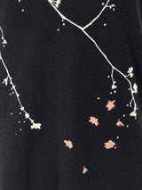 Cherry Blossom Bamboo T-Shirt, Black