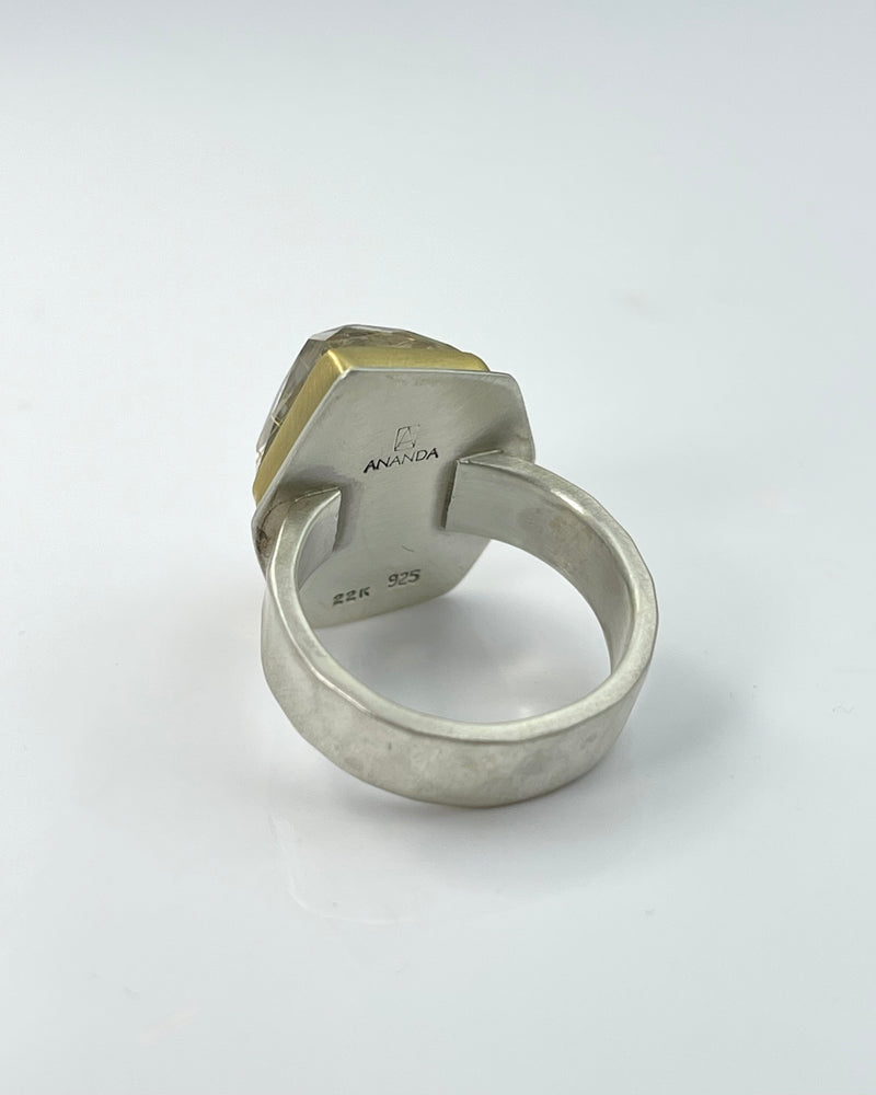 Ananda Khalsa Rutilated Quartz Ring