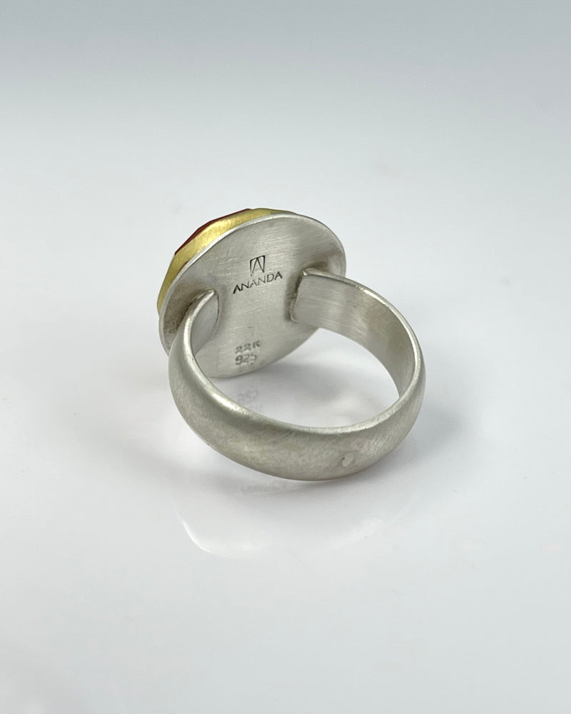 Ananda Khalsa Carnelian Ring