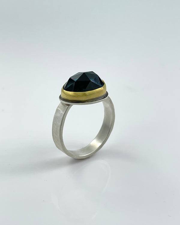 Ananda Khalsa London Blue Topaz Ring