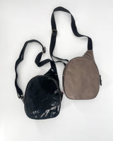 Kangourou Linen Crossbody Bag