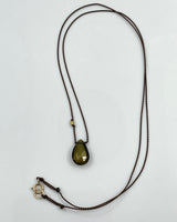 Margaret Solow Tourmaline & 18 kt. Bead Necklace *